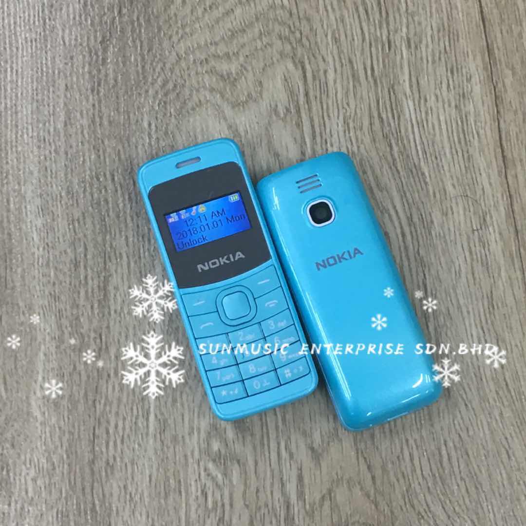 (Blue)NOKIA 8110 Super mini Body Wireless Bluetooth Dialer Phone(Ready Stock)
